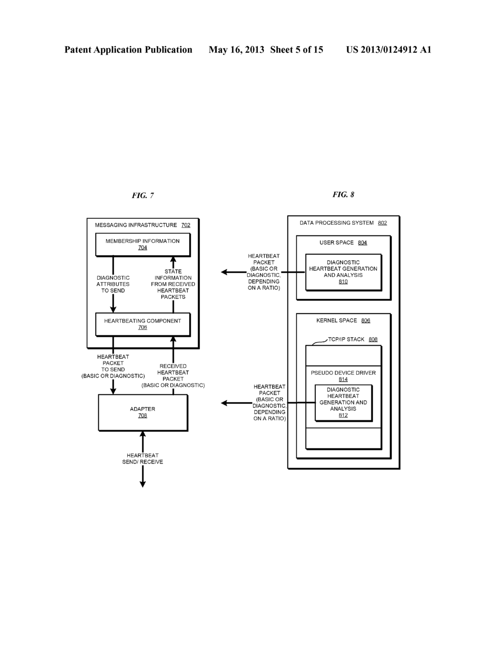 SYNCHRONIZING A DISTRIBUTED COMMUNICATION SYSTEM USING DIAGNOSTIC     HEARTBEATING - diagram, schematic, and image 06