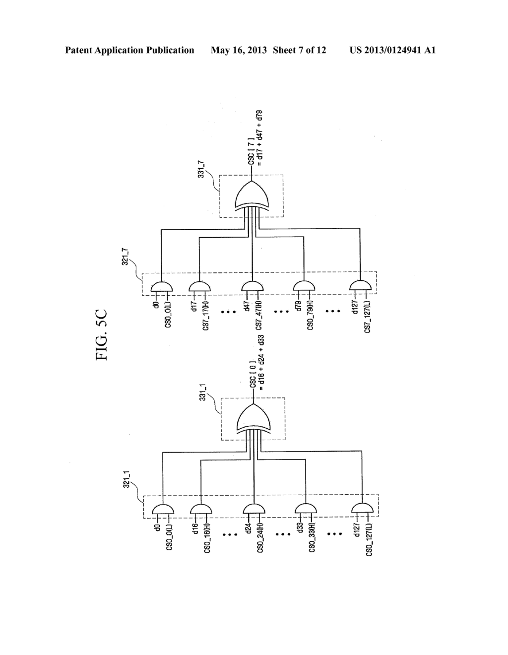 CYCLIC REDUNDANCY CHECK CODE GENERATING CIRCUIT, SEMICONDUCTOR MEMORY     DEVICE, AMD METHOD OF DRIVING SEMICONDUCTOR MEMORY DEVICE - diagram, schematic, and image 08