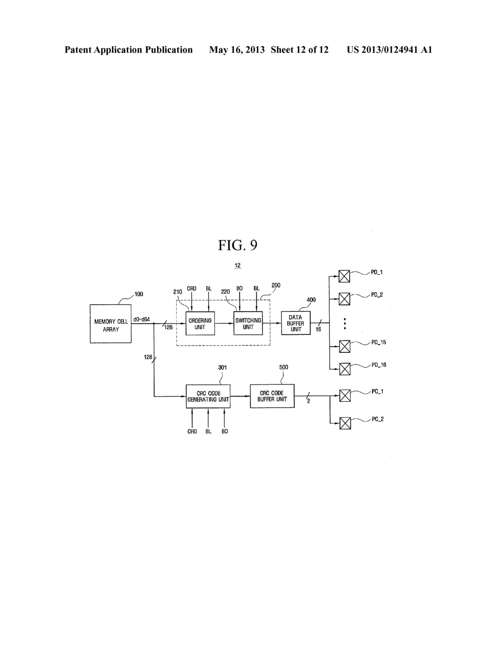 CYCLIC REDUNDANCY CHECK CODE GENERATING CIRCUIT, SEMICONDUCTOR MEMORY     DEVICE, AMD METHOD OF DRIVING SEMICONDUCTOR MEMORY DEVICE - diagram, schematic, and image 13