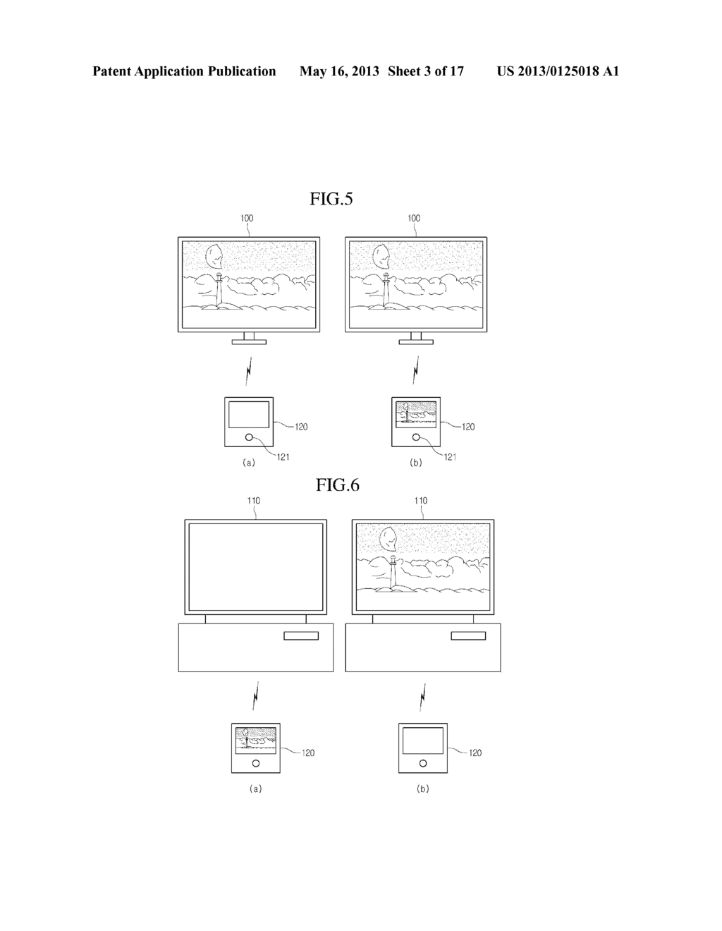 METHOD FOR CONTROLLING CONTENT-SHARING, AND PORTABLE TERMINAL AND     CONTENT-SHARING SYSTEM USING SAME - diagram, schematic, and image 04