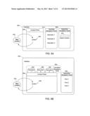 Interstitial navigation panel for navigating data representing content and     applications diagram and image