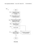 Interstitial navigation panel for navigating data representing content and     applications diagram and image