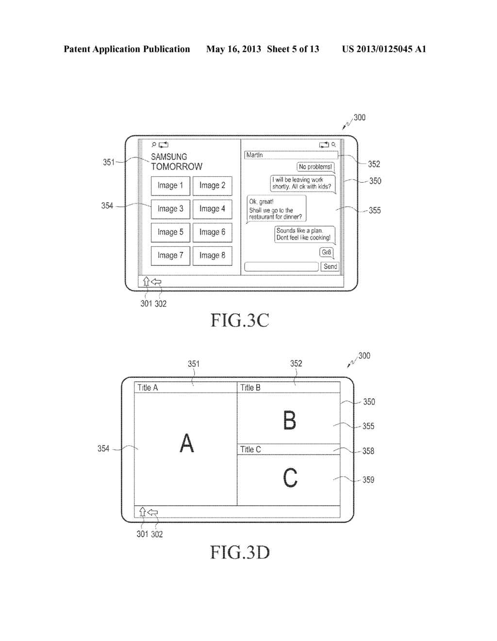 APPARATUS INCLUDING A TOUCH SCREEN UNDER A MULTIAPPLICATION ENVIRONMENT     AND CONTROLLING METHOD THEREOF - diagram, schematic, and image 06