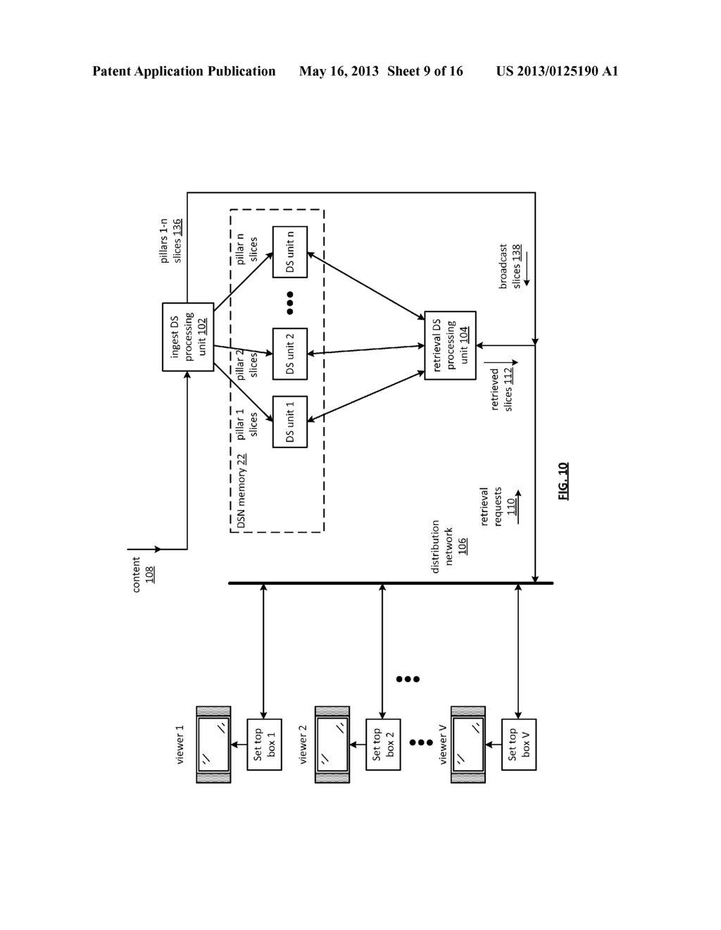 DIGITAL CONTENT DISTRIBUTION UTILIZING DISPERSED STORAGE - diagram, schematic, and image 10