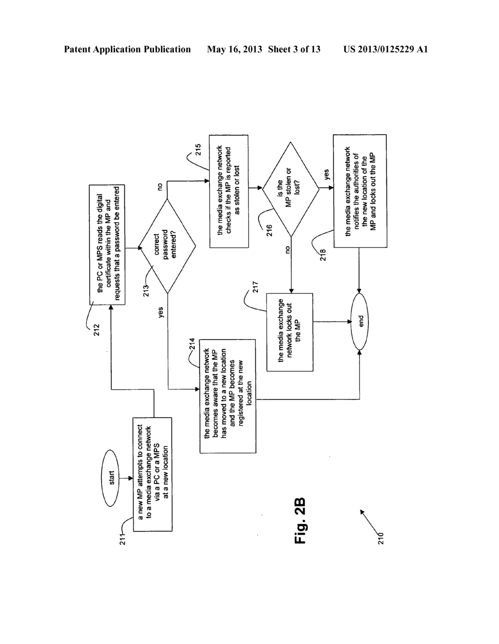 Theft prevention of media peripherals in a media exchange network - diagram, schematic, and image 04