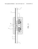 CONTINUOUS-COIL TYPE WATERPROOF SLIDE FASTENER AND THE STRUCTURE     IMPERVIOUS TO FLUID THEREOF diagram and image