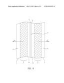 CONTINUOUS-COIL TYPE WATERPROOF SLIDE FASTENER AND THE STRUCTURE     IMPERVIOUS TO FLUID THEREOF diagram and image