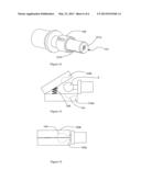 DEVICE HAVING A SPHERICAL ELEMENT TO BE CRIMPED, CRIMPING METHOD AND     CRIMPING SYSTEM diagram and image