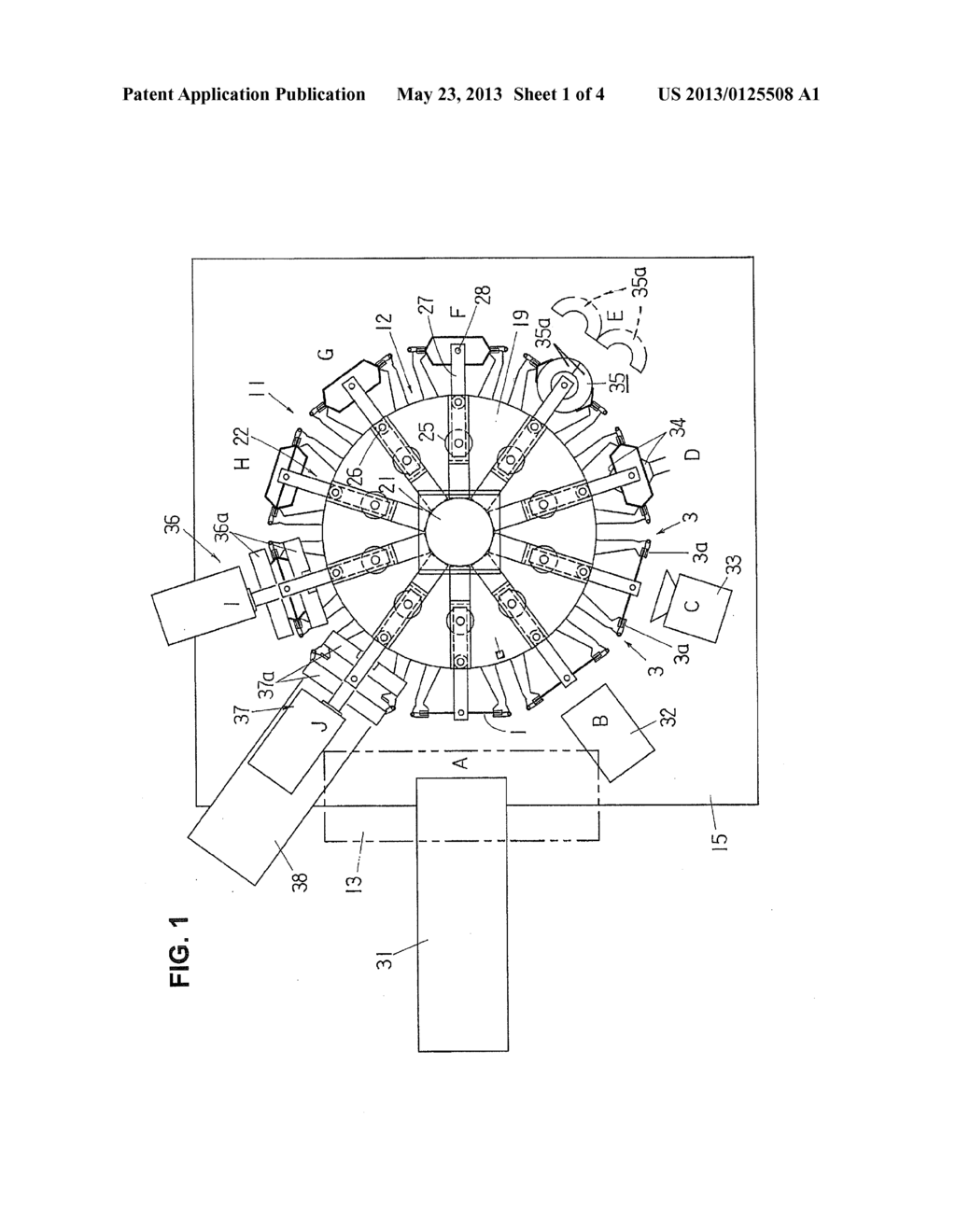 Rotary-type Bag Filling and Packaging Machine - diagram, schematic, and image 02