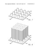 METHOD OF TRANSPORTING PREFORMED FLOWER POT COVERS diagram and image