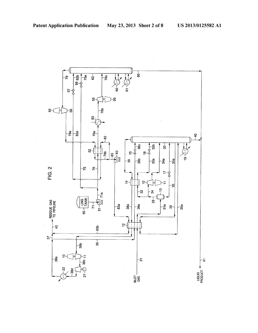 LIQUEFIED NATURAL GAS AND HYDROCARBON GAS PROCESSING - diagram, schematic, and image 03