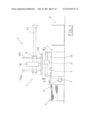 DEVICE FOR UNLOADING FLAT ARTICLES FROM A WORK PLANE, FLAT ARTICLES     INCLUDING PORTIONS ON WHICH DESIGNS AND/OR WRITING IS REPRODUCED BY     CUTTING AND/OR INCISION diagram and image