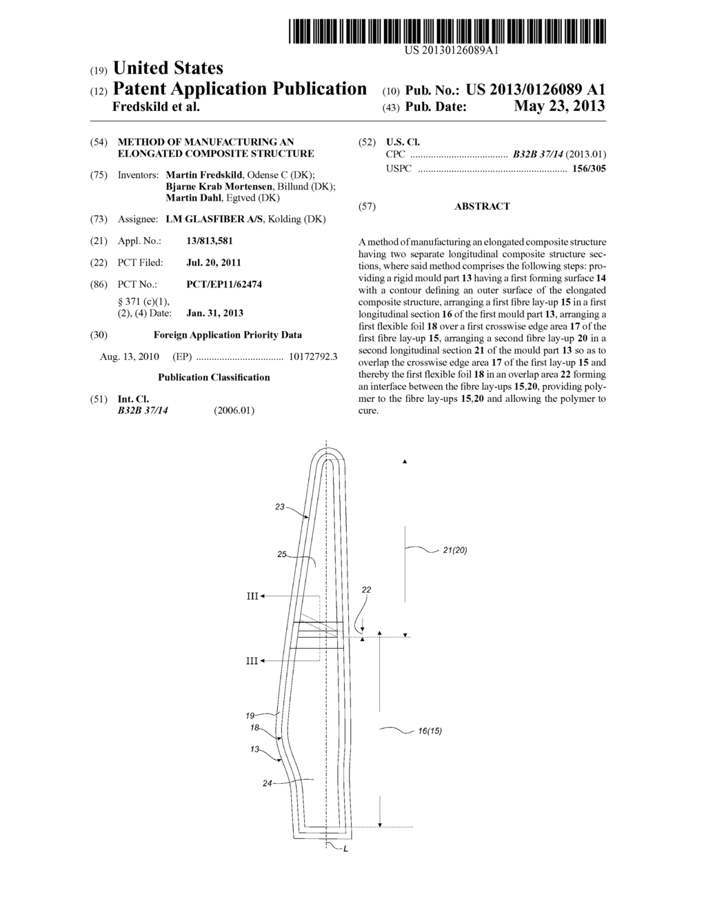 METHOD OF MANUFACTURING AN ELONGATED COMPOSITE STRUCTURE - diagram, schematic, and image 01