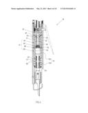 INTEGRATED CYLINDER AND REVERSING ASSEMBLY OF A RECIPROCATING PNEUMATIC     TOOL diagram and image