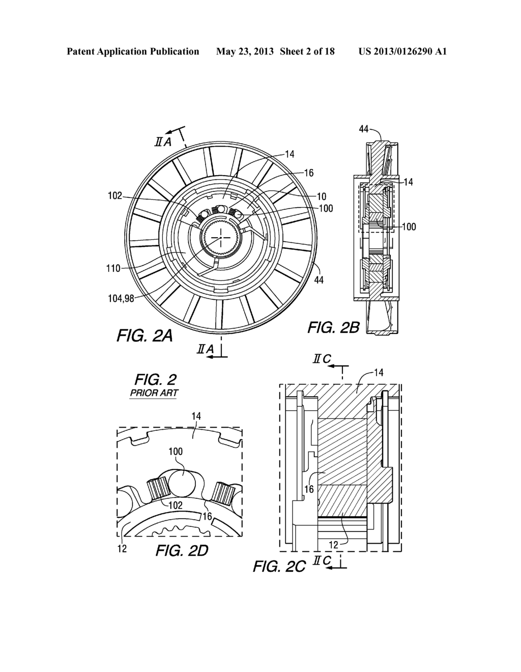 Overrunning Clutch with Integral Piloting Using Assembled Bearing Blocks - diagram, schematic, and image 03