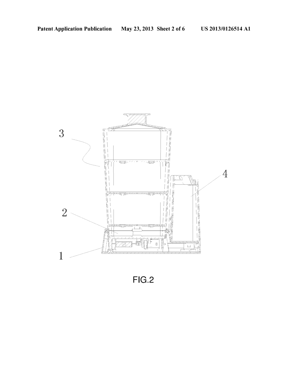 Food Steamer - diagram, schematic, and image 03