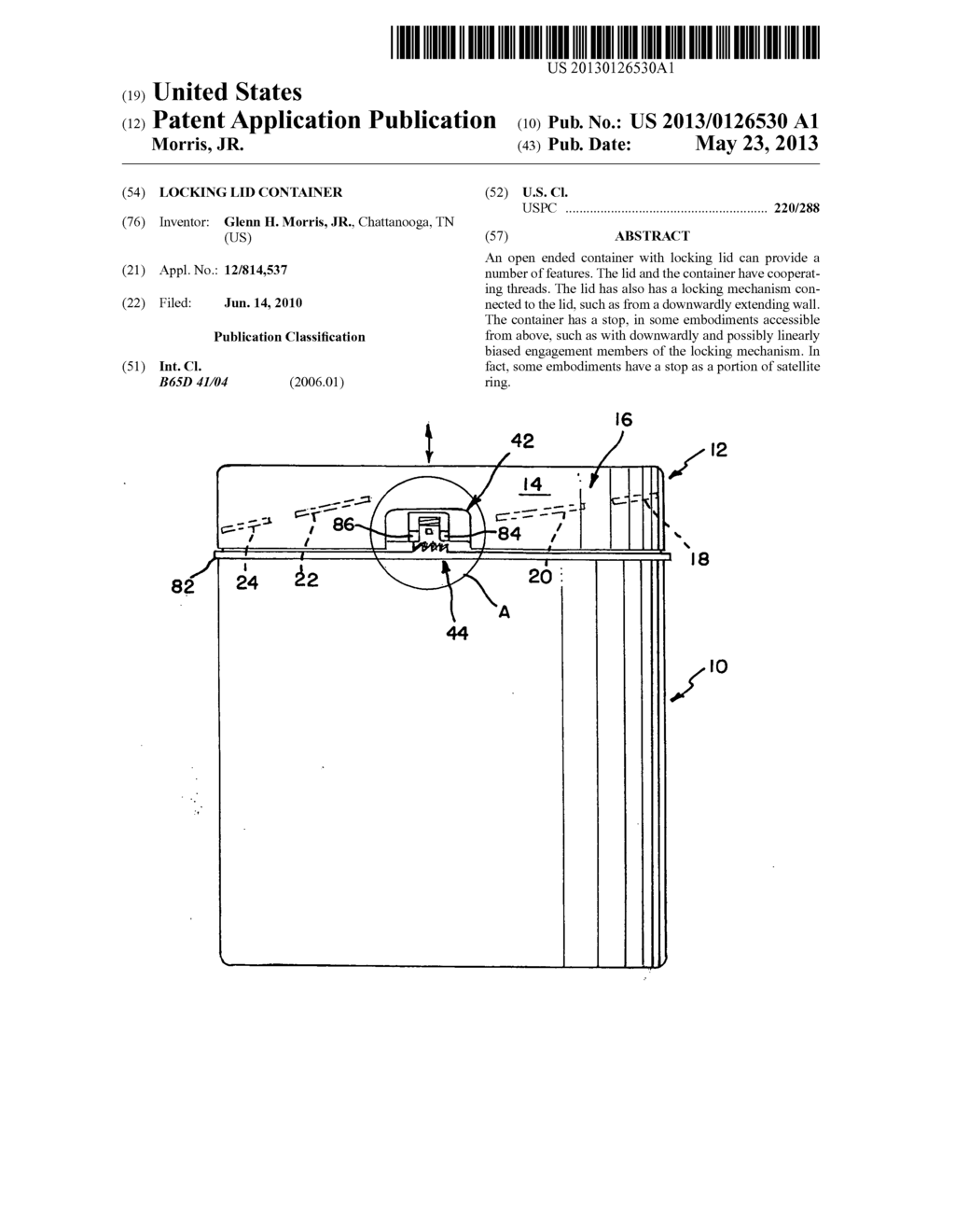 Locking Lid Container - diagram, schematic, and image 01