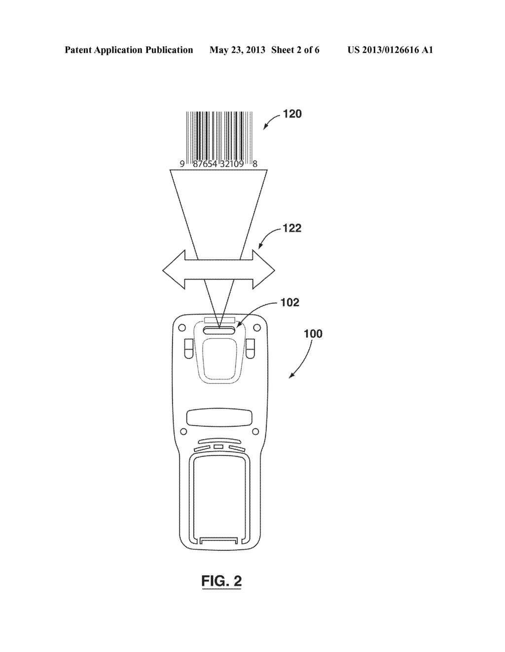 SYSTEM AND METHOD FOR COMPENSATING FOR MOTION RELATIVE TO A BARCODE - diagram, schematic, and image 03