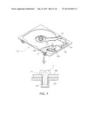 BASE FOR HARD DISK DRIVE AND HARD DISK DRIVE INCLUDING THE SAME diagram and image