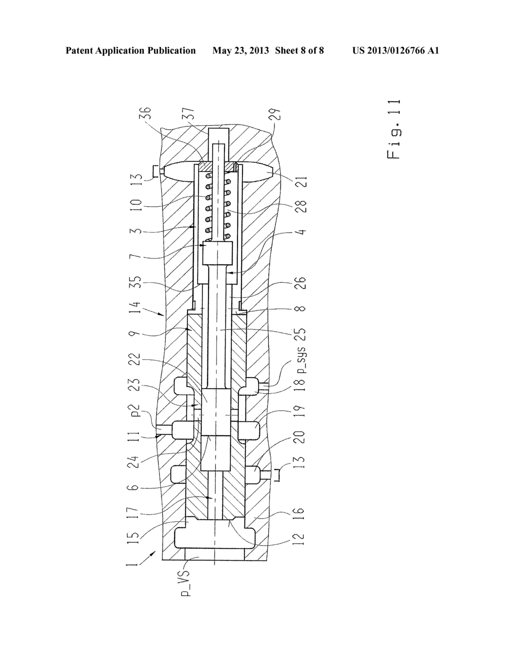 HYDRAULIC VALVE SYSTEM FOR ACTUATING AT LEAST ONE SHIFTING ELEMENT OF A     TRANSMISSION - diagram, schematic, and image 09