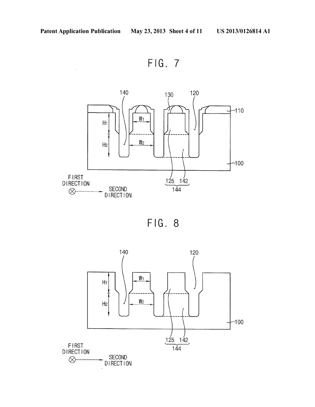 SEMICONDUCTOR DEVICES HAVING MULTI-WIDTH ISOLATION LAYER STRUCTURES - diagram, schematic, and image 05