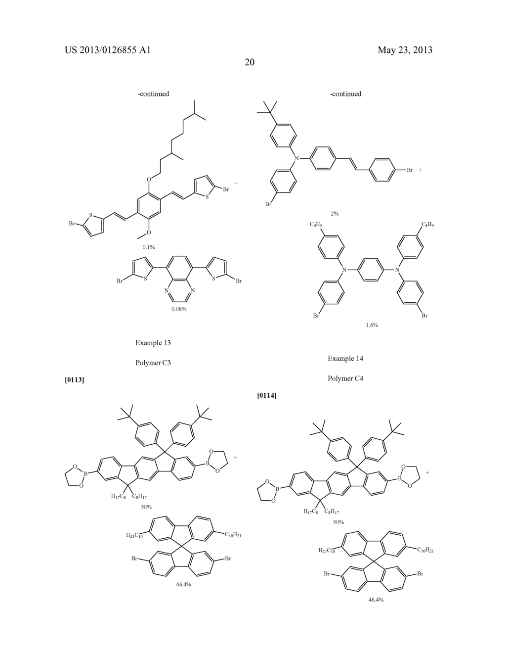 POLYMERS CONTAINING SUBSTITUTED BENZODITHIOPHENE UNITS, BLENDS COMPRISING     THESE POLYMERS, AND DEVICES COMPRISING THESE POLYMERS OR BLENDS - diagram, schematic, and image 23