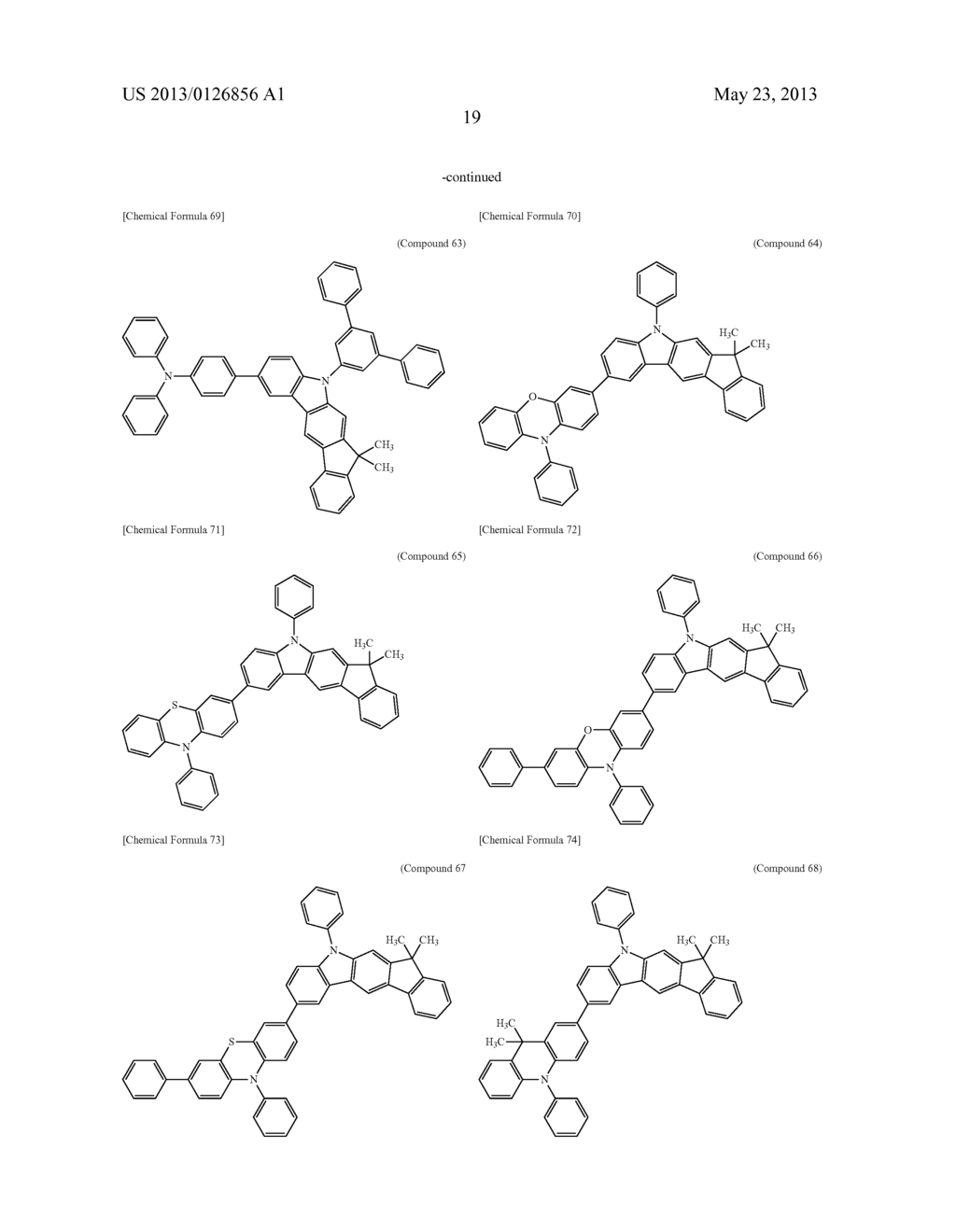 COMPOUND HAVING INDENOCARBAZOLE RING STRUCTURE, AND ORGANIC     ELECTROLUMINESCENT DEVICE - diagram, schematic, and image 25