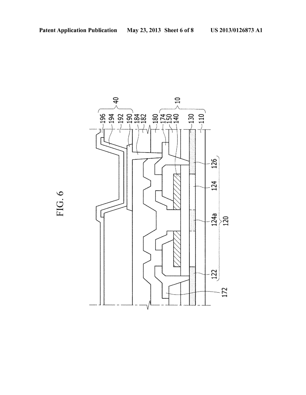 Thin Film Transistor, Fabrication Method Thereof, and Organic Light     Emitting Diode Display Having the Same - diagram, schematic, and image 07