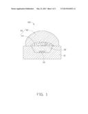 LIGHT EMITTING DIODE INCORPORATING LIGHT CONVERTING MATERIAL diagram and image