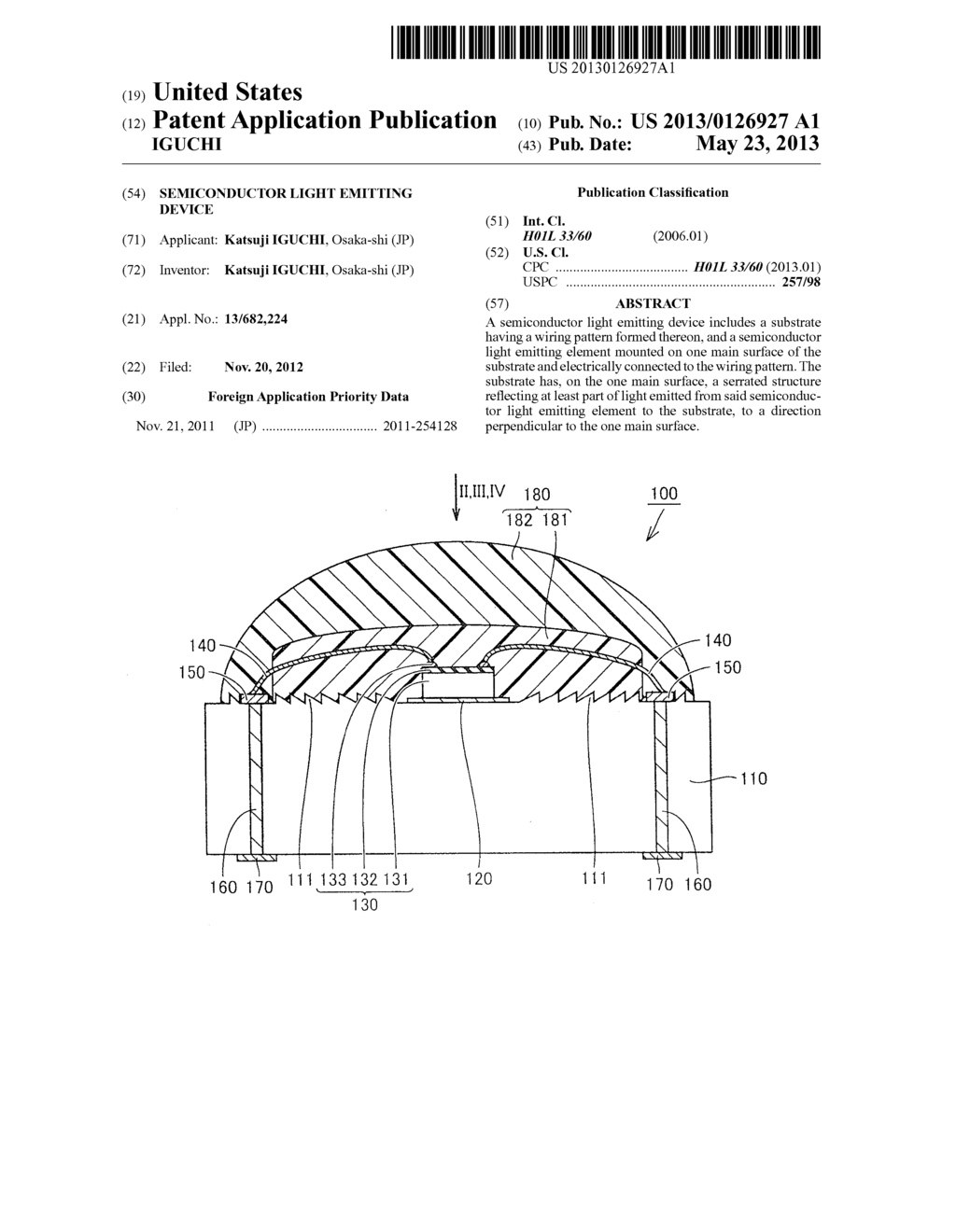 SEMICONDUCTOR LIGHT EMITTING DEVICE - diagram, schematic, and image 01