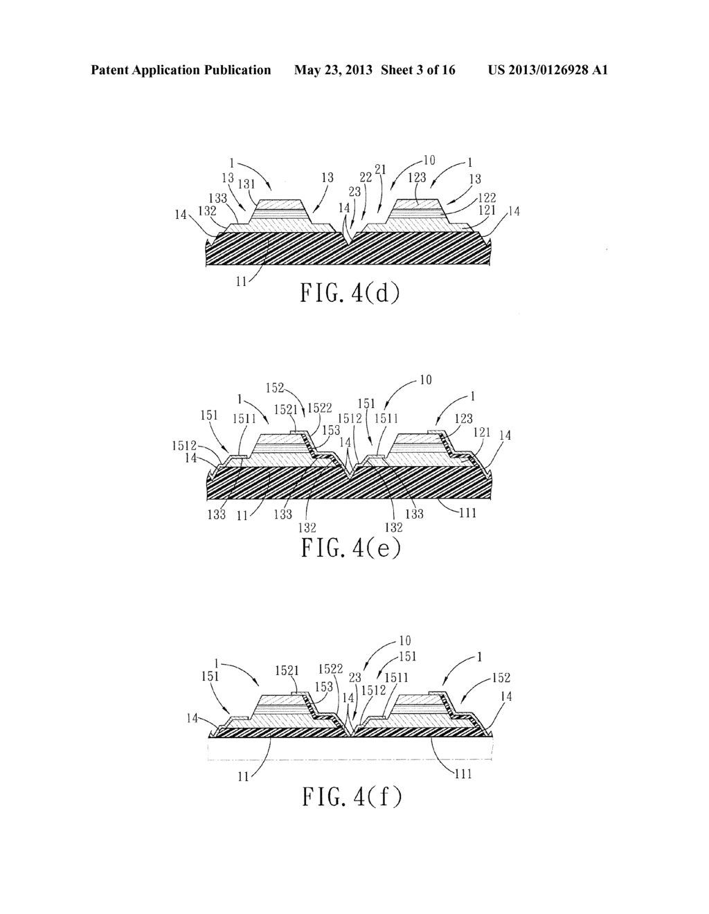 LIGHT EMITTING DIODE CHIP, AND METHODS FOR MANUFACTURING AND PACKAGING THE     SAME - diagram, schematic, and image 04