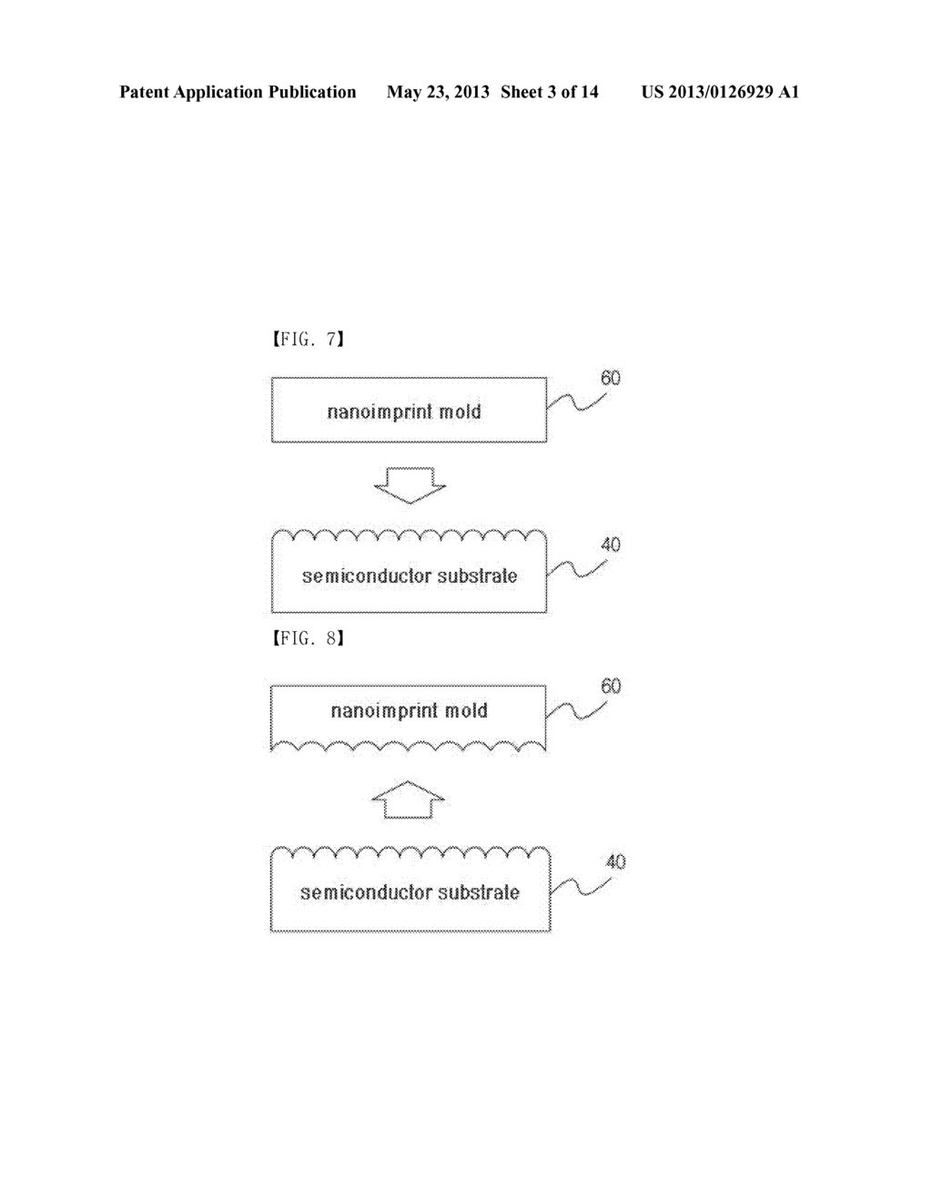 METHOD FOR MANUFACTURING NANO-IMPRINT MOULD, METHOD FOR MANUFACTURING     LIGHT-EMITTING DIODE USING THE NANO IMPRINT MOULD MANUFACTURED THEREBY,     AND LIGHT-EMITTING DIODE MANUFACTURED THEREBY - diagram, schematic, and image 04