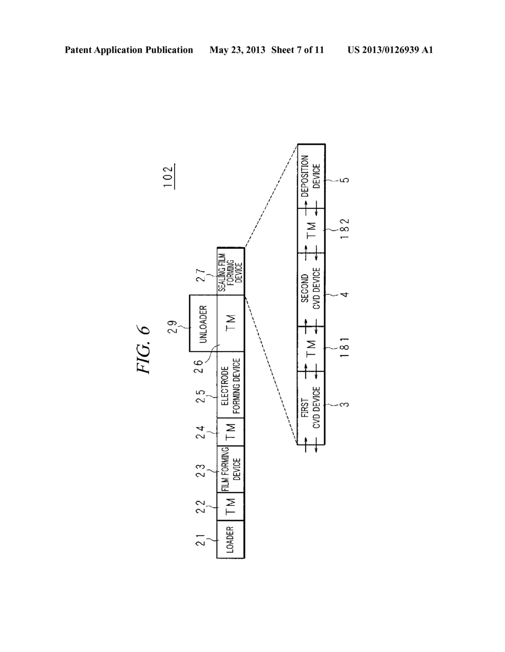 SEALING FILM FORMING METHOD, SEALING FILM FORMING DEVICE, AND     LIGHT-EMITTING DEVICE - diagram, schematic, and image 08