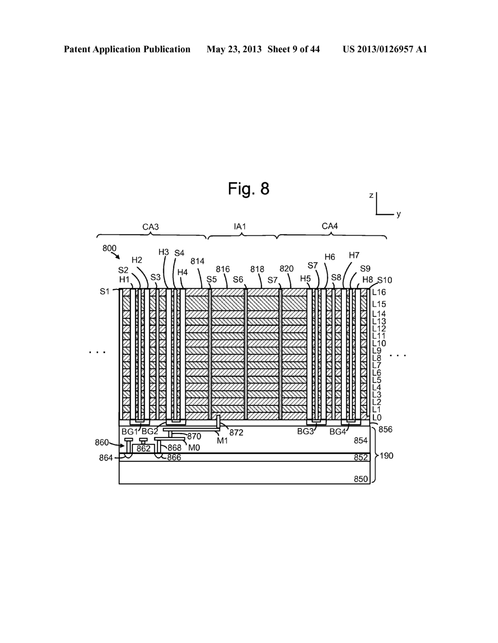 3D Non-Volatile Memory With Metal Silicide Interconnect - diagram, schematic, and image 10