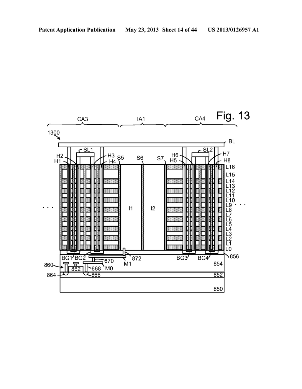 3D Non-Volatile Memory With Metal Silicide Interconnect - diagram, schematic, and image 15