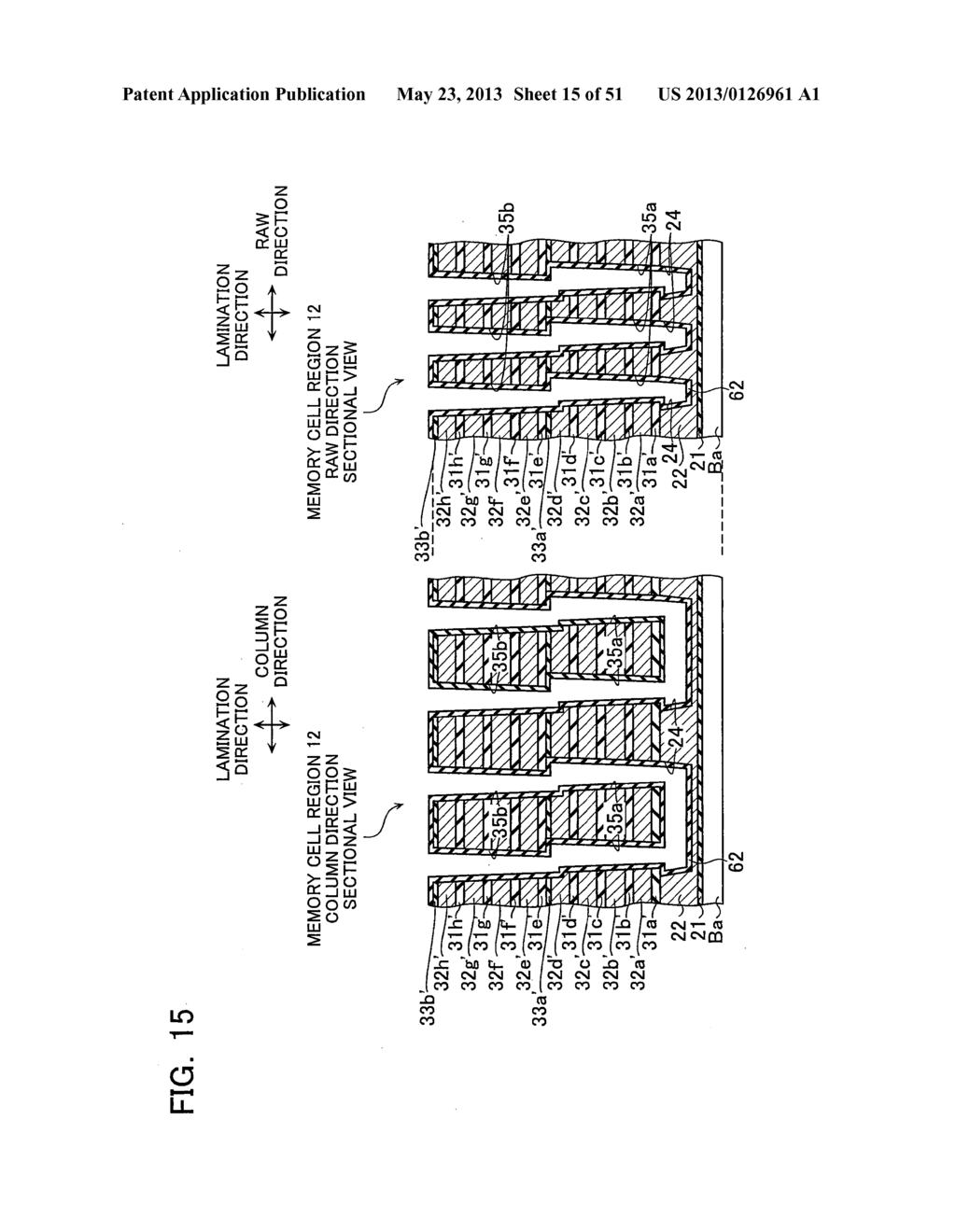 NON-VOLATILE SEMICONDUCTOR STORAGE DEVICE AND METHOD OF MANUFACTURING THE     SAME - diagram, schematic, and image 16