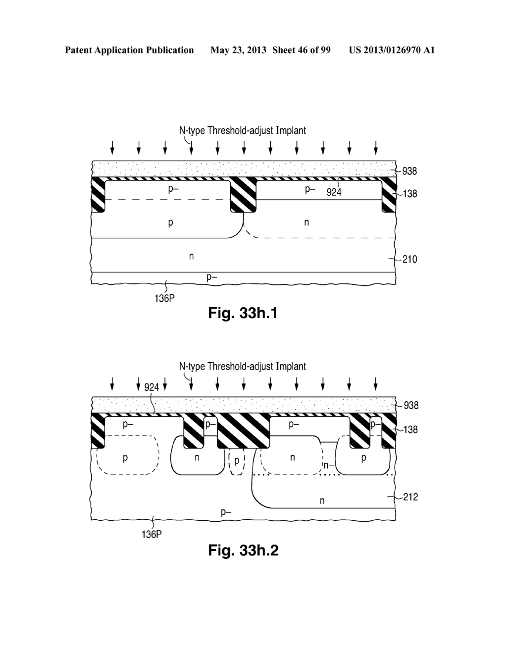 CONFIGURATION AND FABRICATION OF SEMICONDUCTOR STRUCTURE USING EMPTY AND     FILLED WELLS - diagram, schematic, and image 47