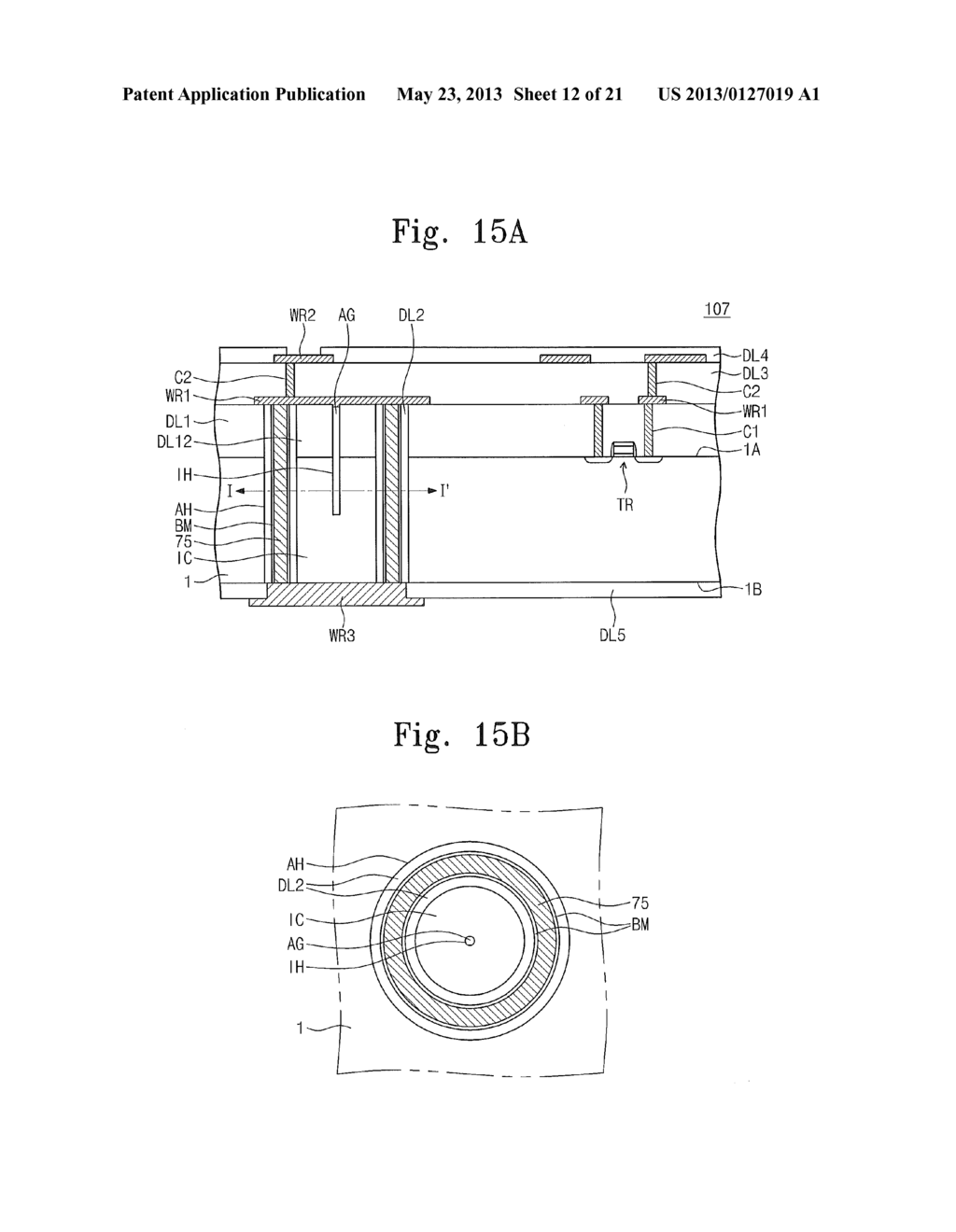 SEMICONDUCTOR DEVICES INCLUDING THROUGH SILICON VIA ELECTRODES AND METHODS     OF FABRICATING THE SAME - diagram, schematic, and image 13