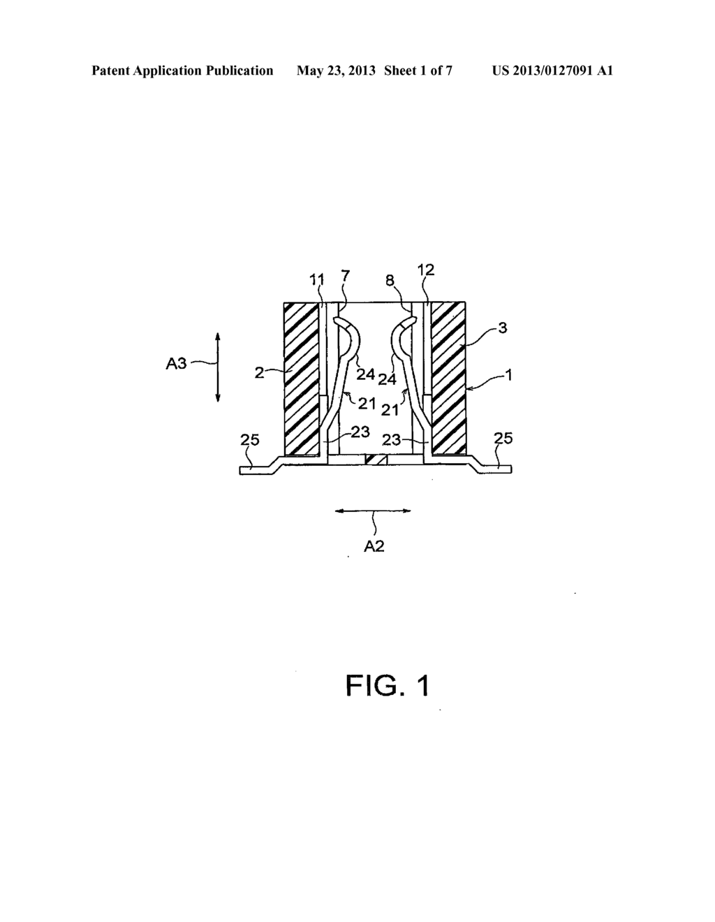 CONNECTOR ENABLING INCREASED DENSITY OF CONTACTS - diagram, schematic, and image 02