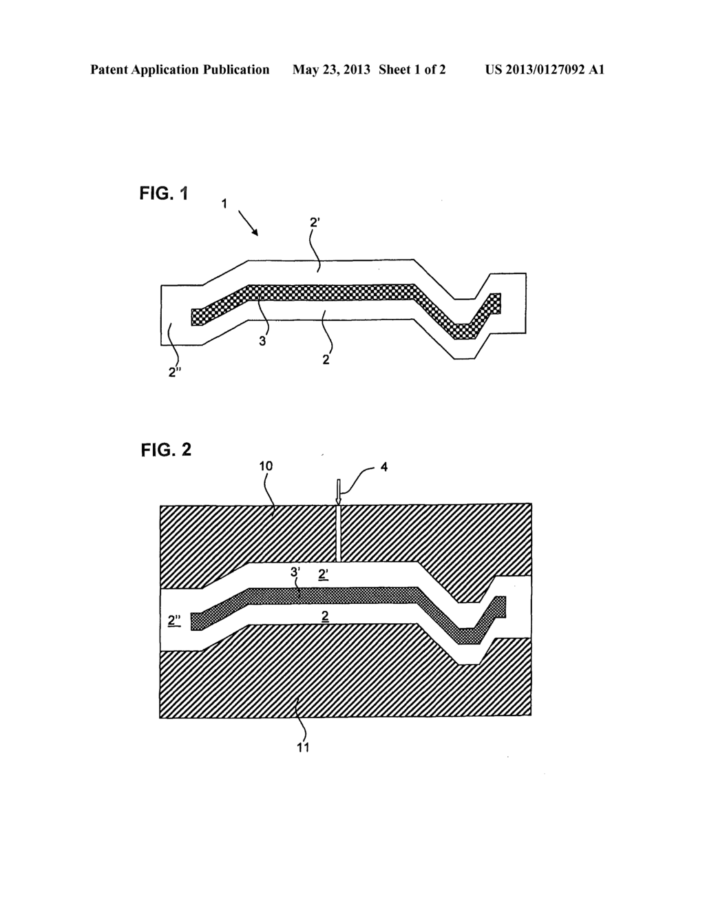 MOULDED MULTILAYER PLASTICS COMPONENT WITH CONTINUOUSLY REINFORCED FIBRE     PLIES AND PROCESS FOR PRODUCING THIS COMPONENT - diagram, schematic, and image 02