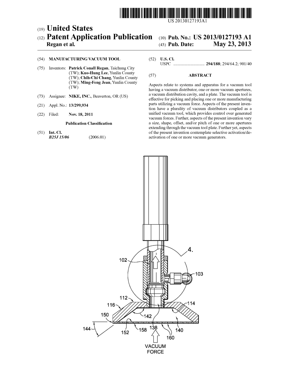 Manufacturing Vacuum Tool - diagram, schematic, and image 01