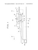 SERVICE HOLE COVER MOUNTING STRUCTURE, AND VEHICULAR BATTERY MOUNTING     STRUCTURE PROVIDED THEREWITH diagram and image