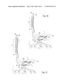 Seat Having A Backrest Which Can Be Adjusted To Form A Precurved     Deformation diagram and image