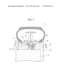 VEHICLE WHEEL, RUNNING WHEEL, VEHICLE AND METHOD OF ASSEMBLING AND     DISASSEMBLING VEHICLE WHEEL diagram and image