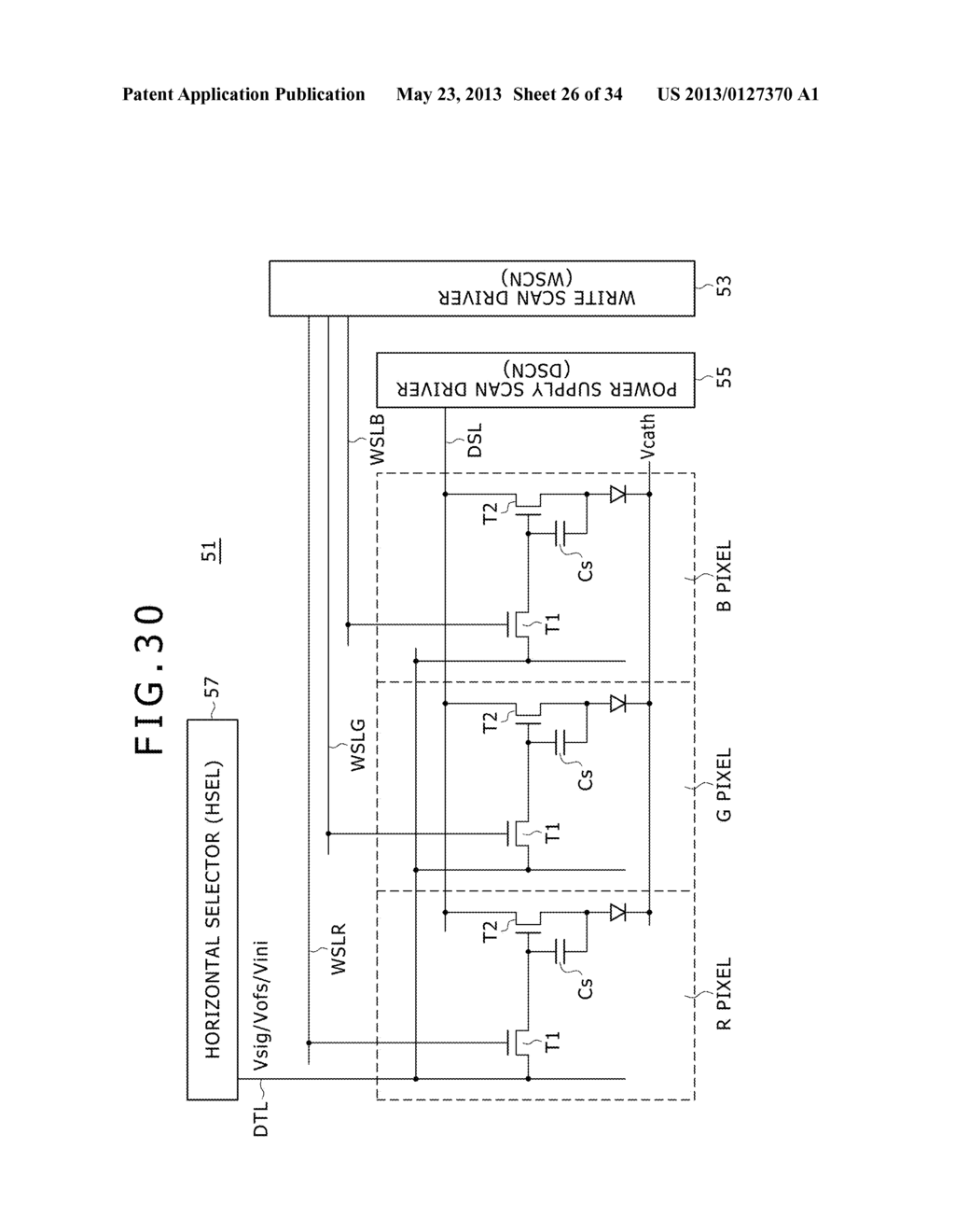 EL DISPLAY PANEL MODULE, EL DISPLAY PANEL, INTEGRATED CIRCUIT DEVICE,     ELECTRONIC APPARATUS AND DRIVING CONTROLLING  METHOD - diagram, schematic, and image 27