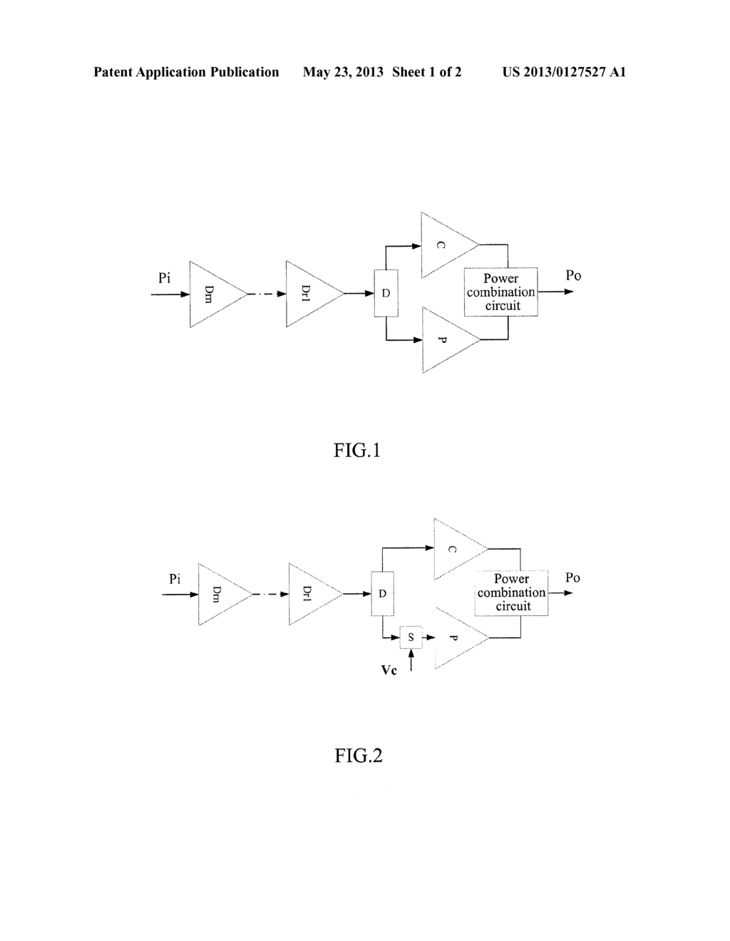 CONTROL METHOD, APPARATUS OF PEAK AMPLIFIER AND DOHERTY POWER AMPLIFIER - diagram, schematic, and image 02