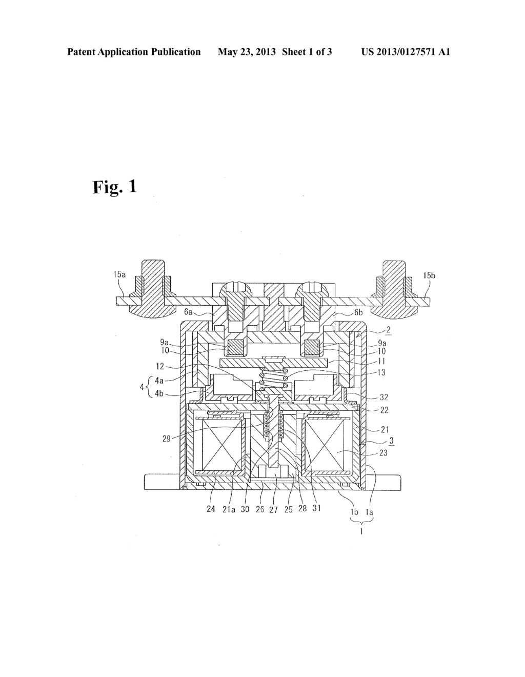 CONTACT DEVICE AND ELECTROMAGNETIC SWITCH USING CONTACT DEVICE - diagram, schematic, and image 02