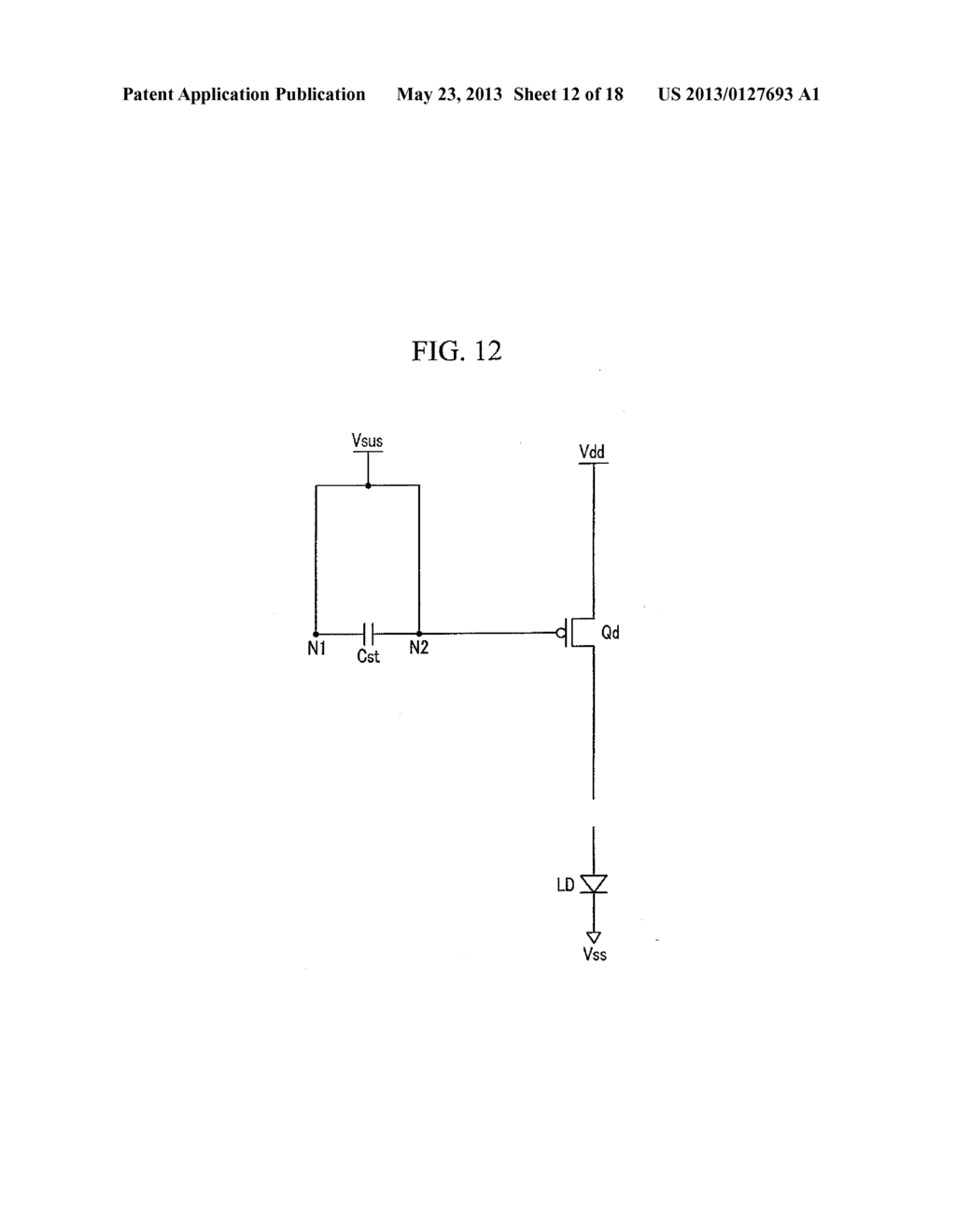 DISPLAY DEVICE AND METHOD OF DRIVING THE SAME - diagram, schematic, and image 13