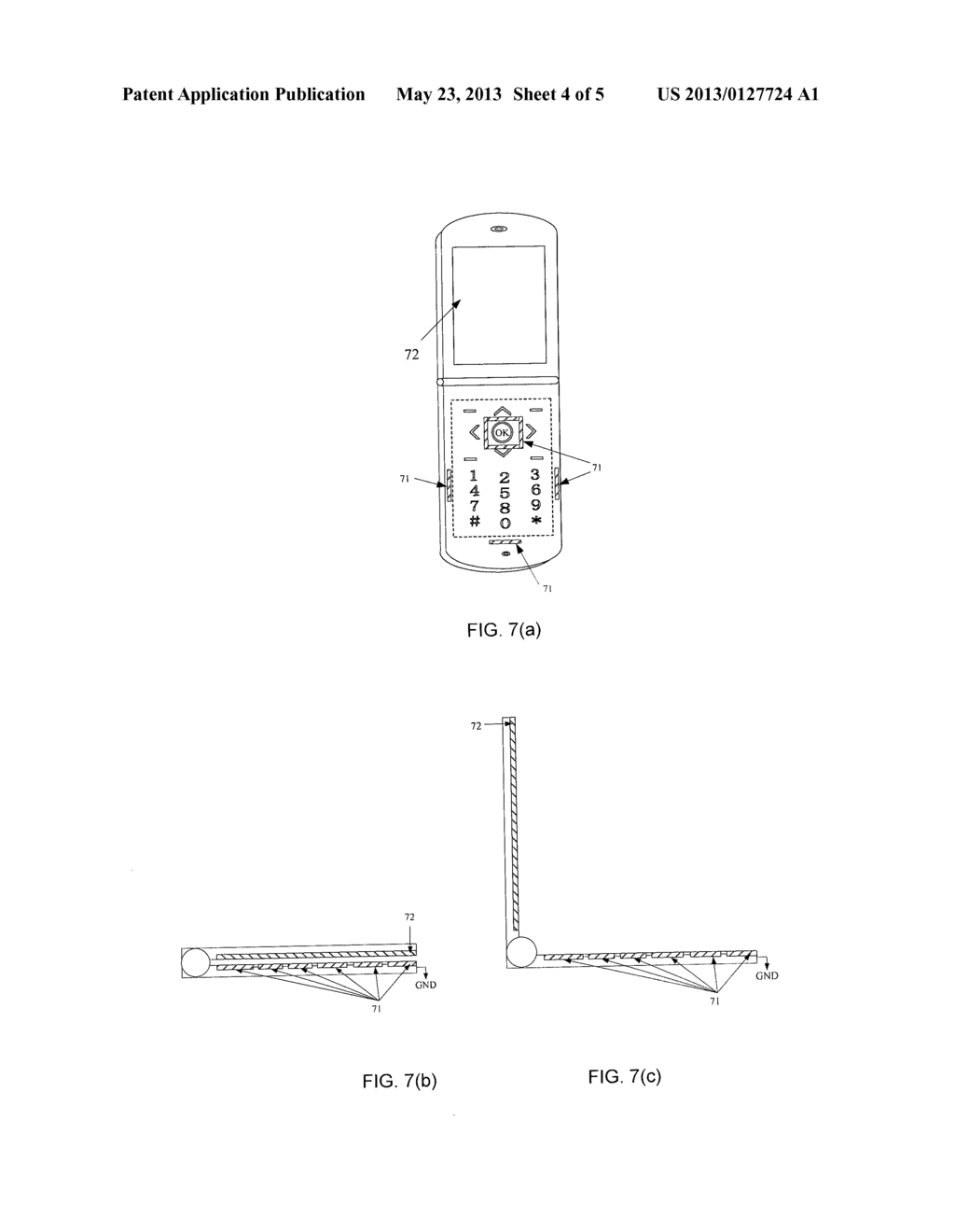 FOLDING ELECTRONIC APPARATUS AND METHOD FOR DETECTING OPEN AND CLOSED     MODES THEREOF - diagram, schematic, and image 05