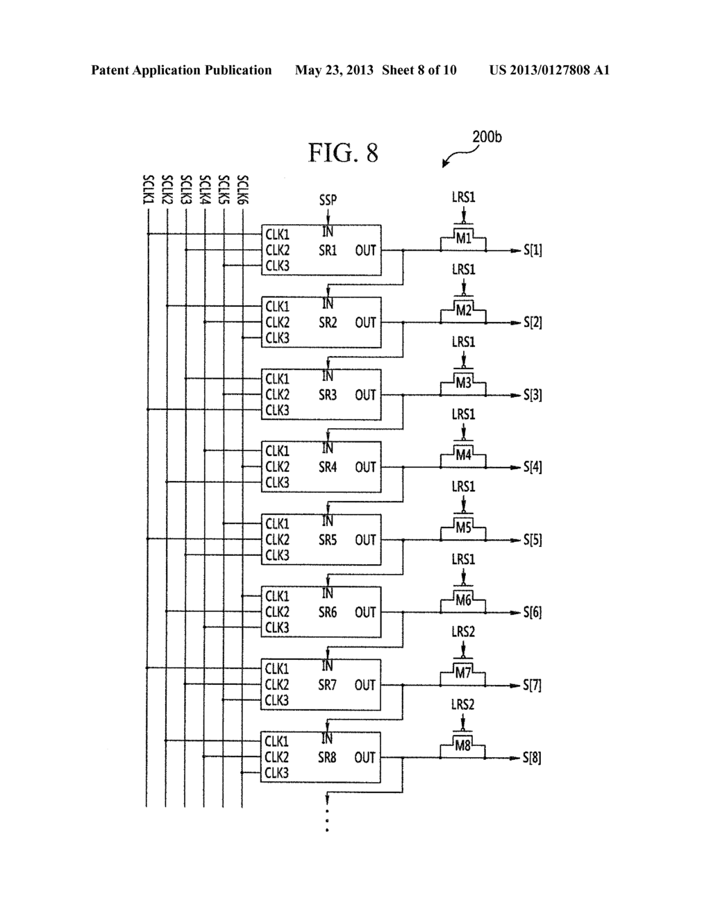 Scan Driving Device, Method for Driving Scan Driving Device, and Method     for Managing Defect of Scan Driving Device - diagram, schematic, and image 09